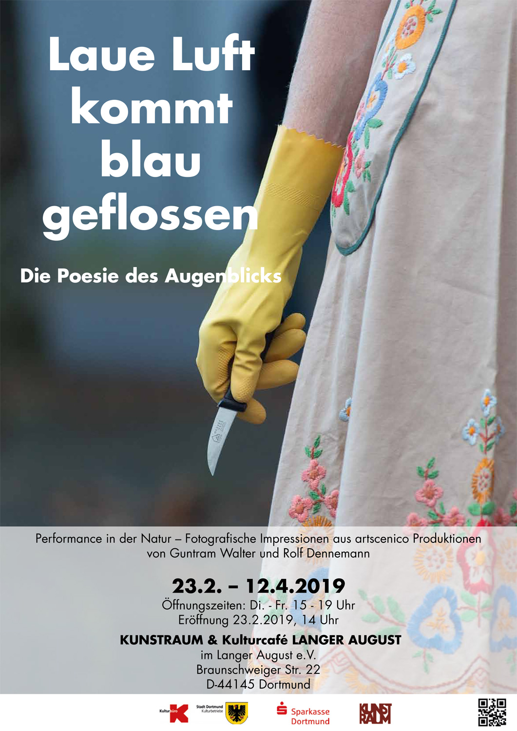 "Laue Luft kommt blau geflossen" - Ausstellung im KUNSTRAUM & Kulturcafé – im Langer August e.V.