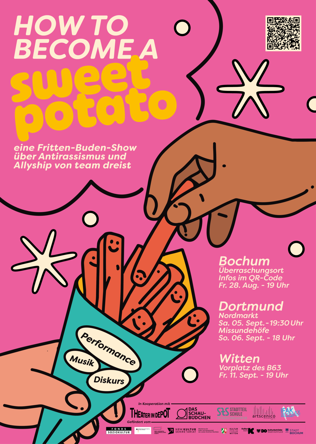 How to become a sweet potato - Eine Fritten-Buden-Show über Antirassismus und Allyship von team dreist